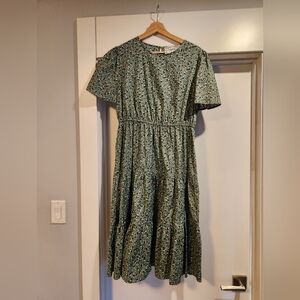 Pink Martini tiered maxi dress